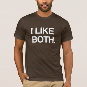 T-SHIRT JE AIME LES DEUX