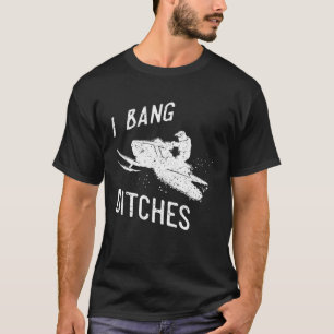 T-shirt Je bang fossés motoneige traîneau