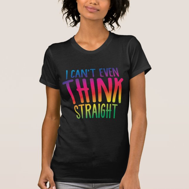 T-shirt je biseaute pense même directement (Devant)