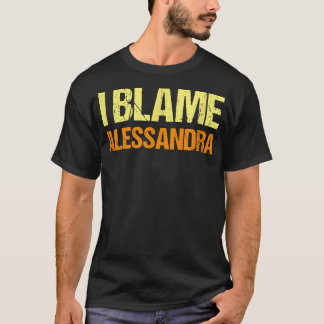 T-shirt Je Blâme Alessandra Amies Amies Amies Amies Amies 