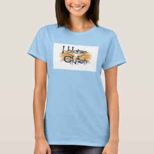 T-shirt Je blâme la pièce en t de fille de gluten