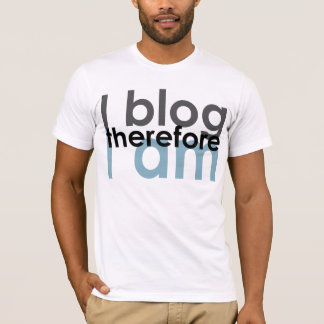 T-shirt Je blogue là je suis
