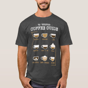 T-shirt Je Bois Beaucoup De Café Guide Barista