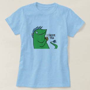 T-shirt Je bois du thé -- chemises
