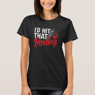 T-shirt Je boxerais sur cette boîte Hommes & Femmes