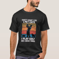 Je Caresse Des Chats Jouent Au Golf & Connaissent