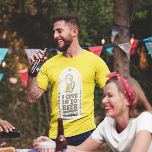 T-shirt Je Cède À La Pression De La Bière