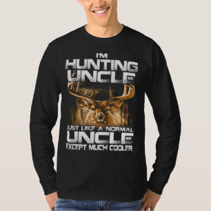 T-shirt Je chasse l'oncle - Funny Deer Chasse l'oncle T-Sh