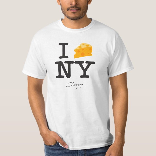 T-shirt Je Cheeze NY (Devant)