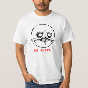 T-shirt JE chemise de visage de rage de GUSTA