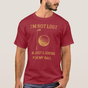 T-shirt Je cherche juste mon Ball Funny Golf