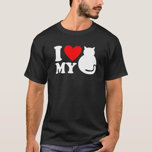 T-shirt Je Chéris Mon Chat Je Chéris Mon Chat (Devant)