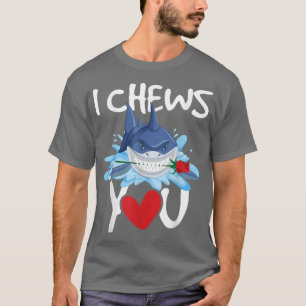 T-shirt Je Chews YouShark Lovers Wildlife Marine Biologist