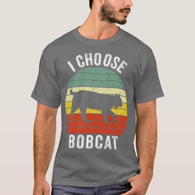 T-shirt Je choisis Bobcat (Devant)