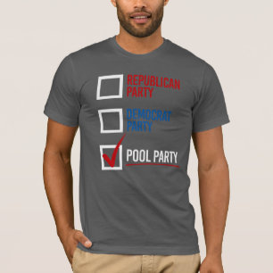 T-shirt Je choisis la Pool Party - blanc -