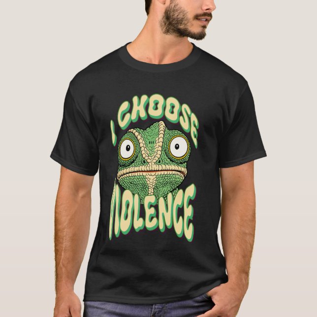 T-shirt Je choisis la violence (Devant)