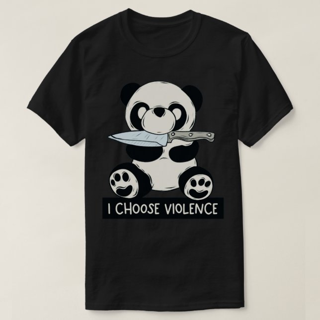 T-shirt Je choisis la violence (Design devant)