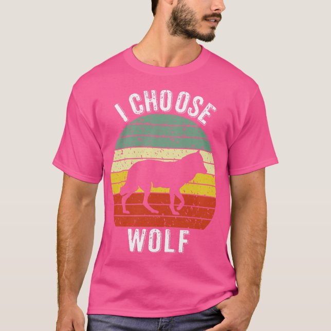T-shirt Je Choisis Loup (Devant)