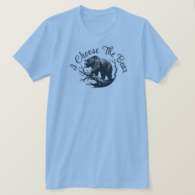 T-shirt Je Choisis L'Ours (Design devant)