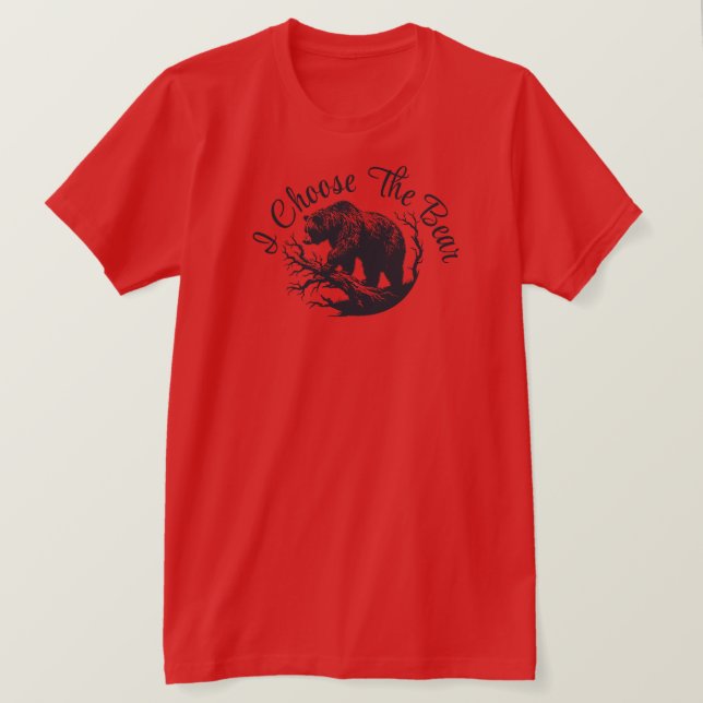 T-shirt Je Choisis L'Ours (Design devant)