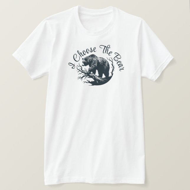 T-shirt Je Choisis L'Ours (Design devant)
