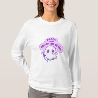 T-shirt Je Choisis Violence Ghost Funny Sketch