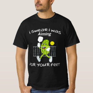 T-shirt Je Cite Que Je Voulais Te Faire Pickleball Des Pie