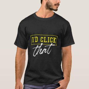 T-shirt Je Cliquerais Sur Cet Installateur D'Étage