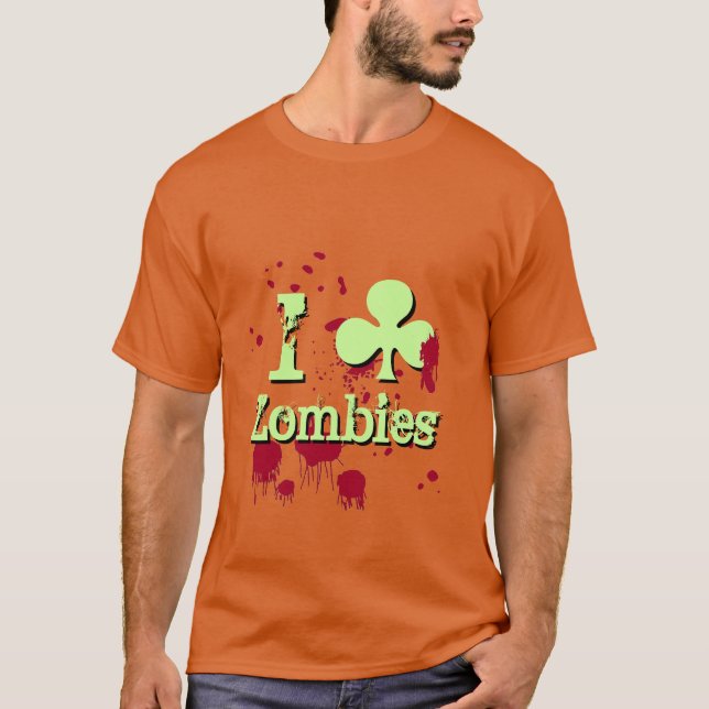 T-shirt Je Club Zombies (Devant)