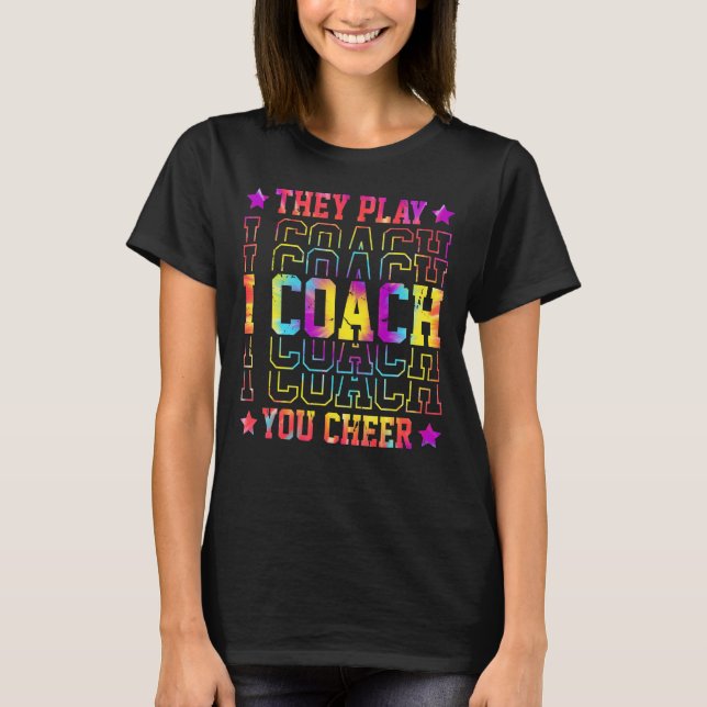 T-shirt Je Coach Ils Vous Jouent Cheval Tie Dye Coach Coac (Devant)