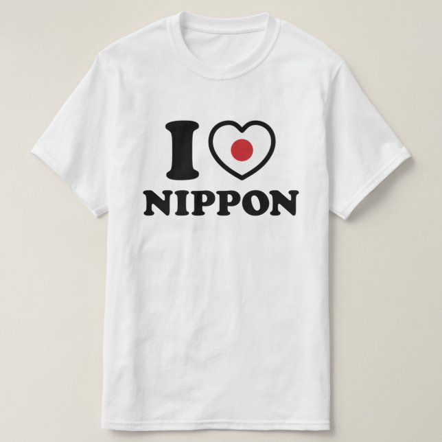 T-SHIRT JE COEUR [AMOUR] NIPPON (Design devant)