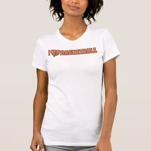 T-shirt Je coeur Basketball Amour