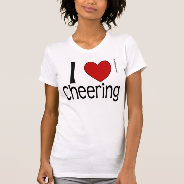 T-shirt Je Coeur Cheering Chemise (Devant)