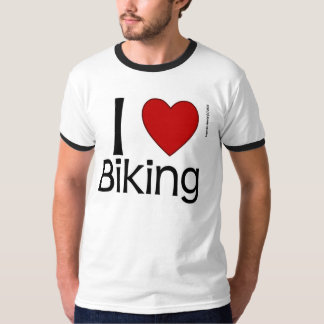T-shirt Je Coeur Chemise Vélo