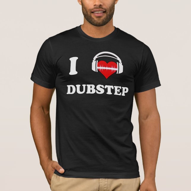 T-shirt Je Coeur Dubstep (Devant)