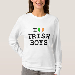 T-shirt Je Coeur Irlandais Garçons