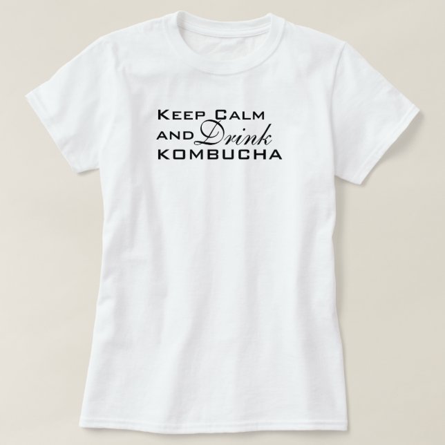 T-shirt Je coeur Kombucha (Design devant)