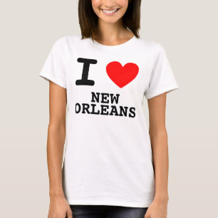 T-shirt Je Coeur La Chemise De La Nouvelle-Orléans