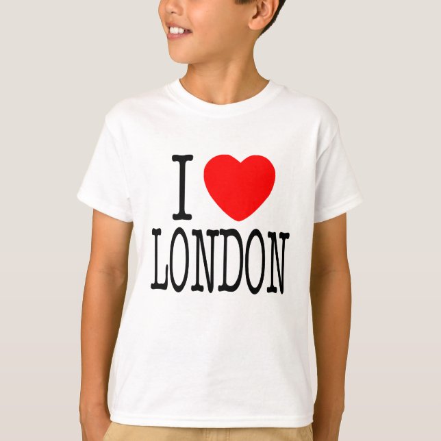 T-SHIRT JE COEUR LONDRES (Devant)