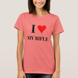 T-shirt Je Coeur Mon Fusil