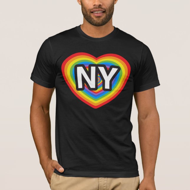 T-shirt Je coeur NY (Devant)