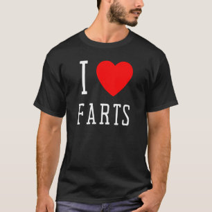 T-shirt Je Coeur Peurs J'Aime Peurs J'Aime Peur À Pâter