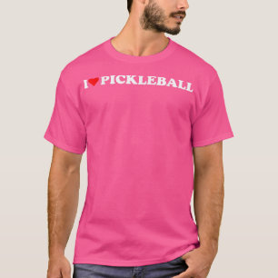 T-shirt Je coeur Pickleball J'aime Pickleball Hobby Thème