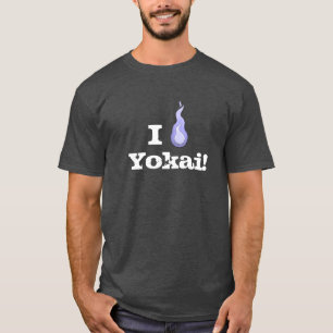 T-shirt Je Coeur Yokai ! Hitodama Fireball