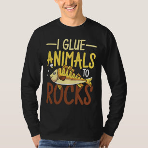 T-shirt Je Colle Les Animaux À Rock Pour Un Éleveur De Poi