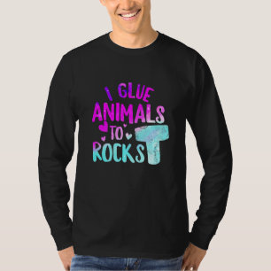 T-shirt Je Colle les animaux aux rochers Aquarist récif de