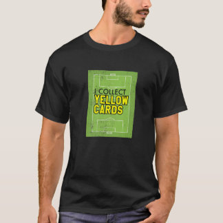 T-shirt Je Collecte Des Cartes Jaunes, Drôle Joueur De Foo
