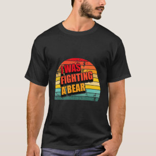 T-shirt Je Combattais Une Blessure Vintage À L'Ours, Ça Va