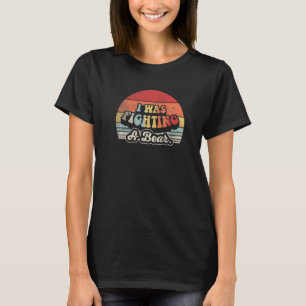 T-shirt Je Combattais Une Blessure Vintage À L'Ours Se Bie