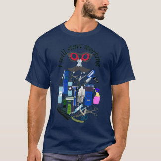 T-shirt Je commencerai à travailler